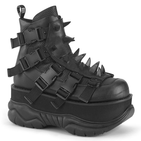 Vegan 8 cm NEPTUNE-68 mens cyberpunk ankle boots buffalo platform