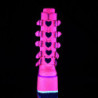 Neon 14 cm SWING-G platform stivali al polpaccio donna con fibbia rosa
