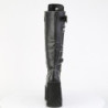 Vegan 14 cm SWING-260 emo knee high women boots platform with laces