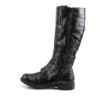 WALKER-130 black captain boots cosplay halloween men's boots