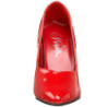 Red Shiny 10 cm DREAM-420 high heel pumps classic