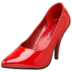 Red Shiny 10 cm DREAM-420 high heel pumps classic