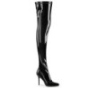 Shiny patent 10 cm CLASSIQUE-3000 pointed toe stiletto overknee boots