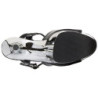 Black 20 cm FLAMINGO-809 High Heels Chrome Platform
