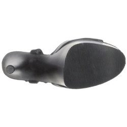 Black Leatherette 20 cm FLAMINGO-809 High Heels Platform