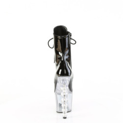 Vegano 18 cm pleaser stivaletti con tacco perline