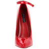 Red Shiny 16 cm DAGGER-12 Women Pumps Shoes Stiletto Heels