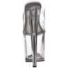 Transparent 20 cm FLAMINGO-802 Platform High Heel Mules