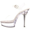 Complete Transparent 14 cm ALLURE-608 Platform High Heels Shoes