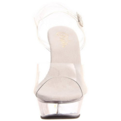 Tutto Trasparente 14 cm ALLURE-608 Platform Scarpe Tacchi Alti