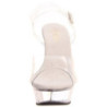 Complete Transparent 14 cm ALLURE-608 Platform High Heels Shoes