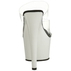 Bianco Neon 18 cm ADORE-702UV Plateau Mules Scarpe