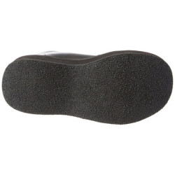 Nero Ecopelle 5 cm EMILY-375 stivali sopra il ginocchio con lacci