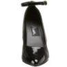 Nero Vernice 10 cm VANITY-431 scarpe décolleté con tacchi bassi