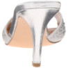 Silver 8,5 cm LUCY-01 glitter mules shoes womens