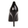 Nero Vernice 13 cm SEDUCE-420V scarpe décolleté a punta