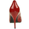 Rosso Vernice 13 cm SEDUCE-420V scarpe décolleté a punta