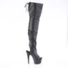 Vegan 18 cm ADORE-3017 high heeled lace up thigh high boots