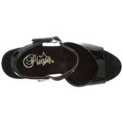 Nero Trasparente 14 cm ALLURE-609 Scarpa Stiletto Alto