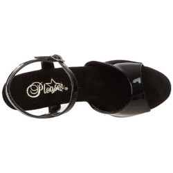 Nero Vernice 14 cm ALLURE-609 Scarpe con tacco alto