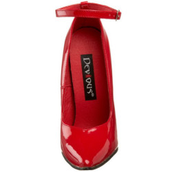 Rosso Vernice 15 cm SCREAM-12 Scarpe Décolleté Tacco Stiletto