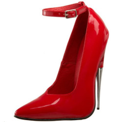 Rosso Vernice 15 cm SCREAM-12 Scarpe Décolleté Tacco Stiletto