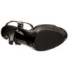 Nero Vernice 15 cm FUNTASMA JULIET-209 Tacchi Alti Plateau