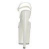 Bianco Vernice 20 cm FLAMINGO-809 Tacchi Alti Plateau