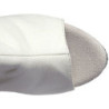 Bianco Ecopelle 15 cm DELIGHT-3019 plateau suola stivali alti lunghi con tacco