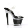 Transparent platform 18 cm SPECTATOR-708RS pleaser high heels sandals