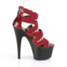Burgundy elasticated band 18 cm ADORE-748SP pleaser women's shoes