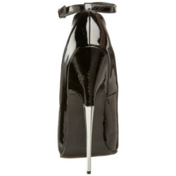 Nero Vernice 15 cm SCREAM-12 Scarpe Décolleté Tacco Stiletto