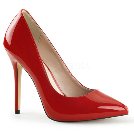 Rosso Vernice 13 cm AMUSE-20 Scarpe décolleté tacco stiletto