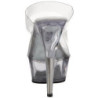 Trasparente 15,5 cm Pleaser DELIGHT-602 Plateau Mules Scarpe