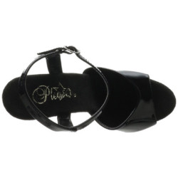 Nero 18 cm Pleaser ADORE-709LS Tacchi Alti Plateau