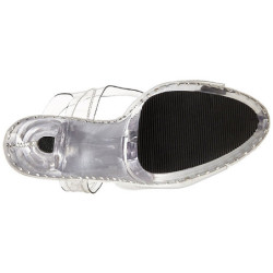 Trasparente 15 cm Pleaser KISS-208LS Tacchi Alti Plateau