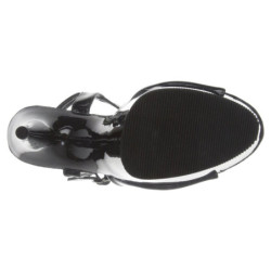 Nero 15 cm DELIGHT-609 tacco alto pleaser con plateau