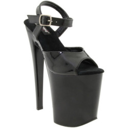 Black Patent 20 cm XTREME-809 High Heels Platform