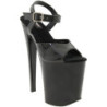 Black Patent 20 cm XTREME-809 High Heels Platform