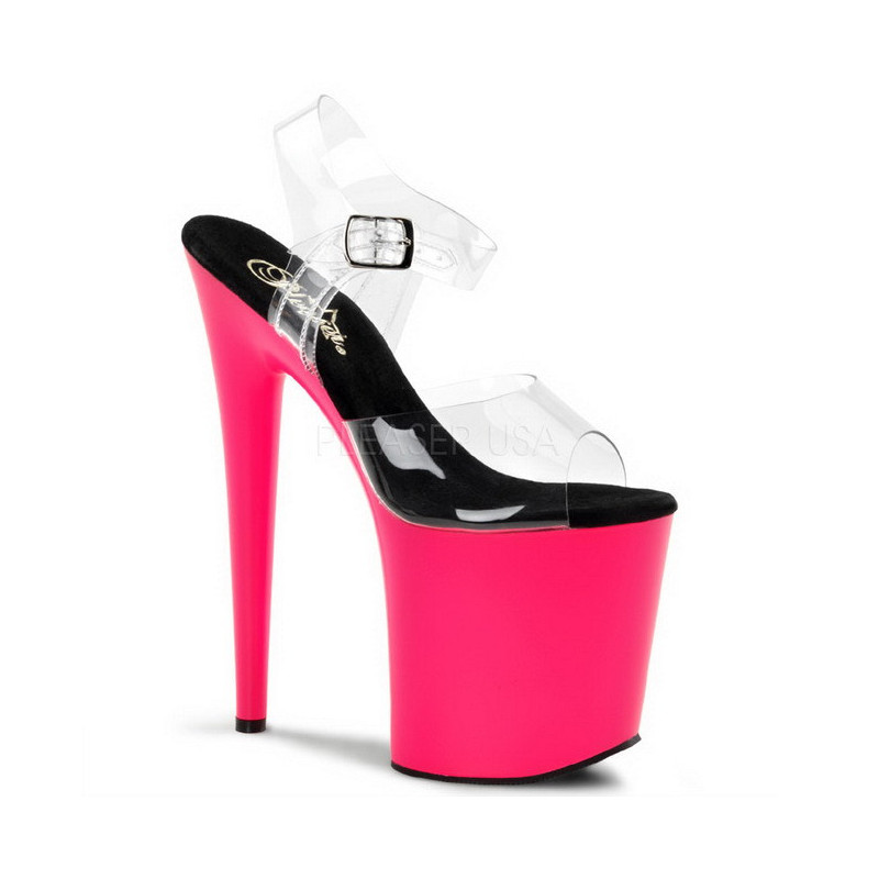 Neon Pink 20 cm FLAMINGO-808UV High Heel Platform