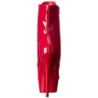 Rosso Verniciato 15,5 cm DELIGHT-1020 Stivaletti da donna plateau