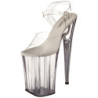 Trasparente 23 cm Pleaser INFINITY-908 Tacchi Alti Plateau