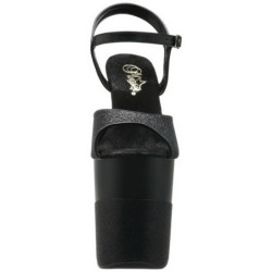 Black Glitter 20 cm FLAMINGO-809-2G High Heels Platform