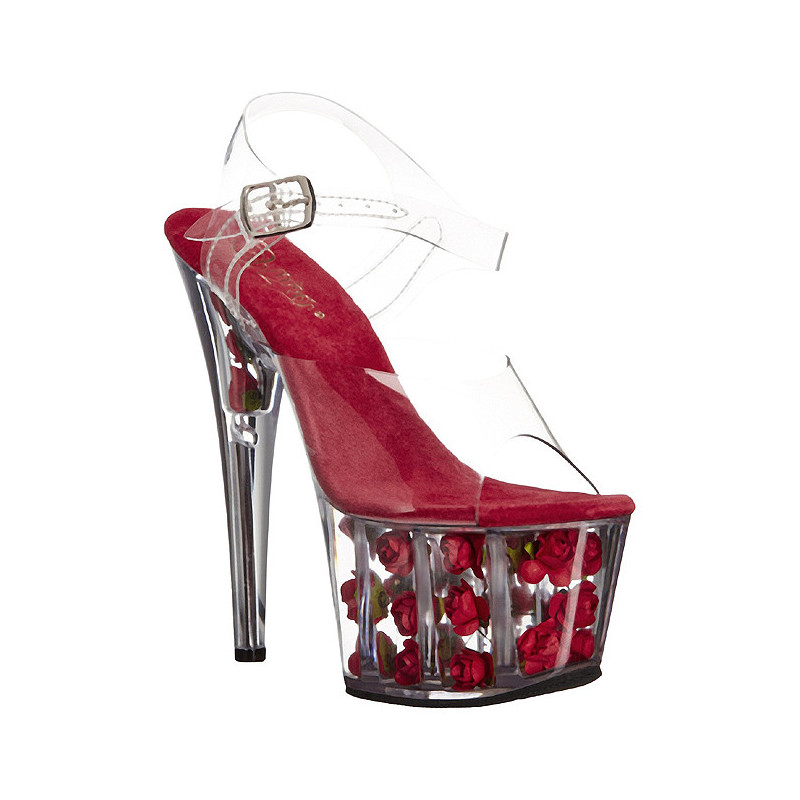 Floral 18 cm ADORE-708FL High Heeled Sandal Shoes