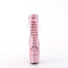 ADORE-1020HG - 18 cm pleaser high heels ankle boots hologram rose