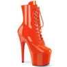 ADORE-1020 18 cm pleaser high heels ankle boots orange