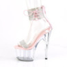 Rose rhinestone 18 cm ADORE-727RS pleaser high heels ankle cuff