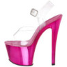 Pink Transparent 18 cm SKY-308 Platform High Heels Women