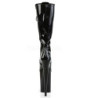 Nero Vernice 23 cm Pleaser INFINITY-2020 Plateau Stivali Donna