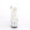 Transparent 15 cm FLASH-608CH led platform pole dance high heels shoes